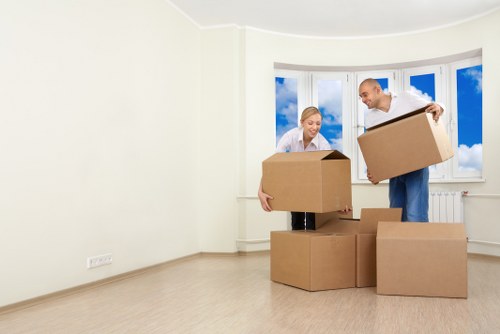 Packing and furniture protection for a Motspur Park house removal