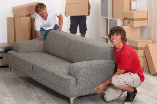 Preparing office furniture and documents for relocation in Motspur Park